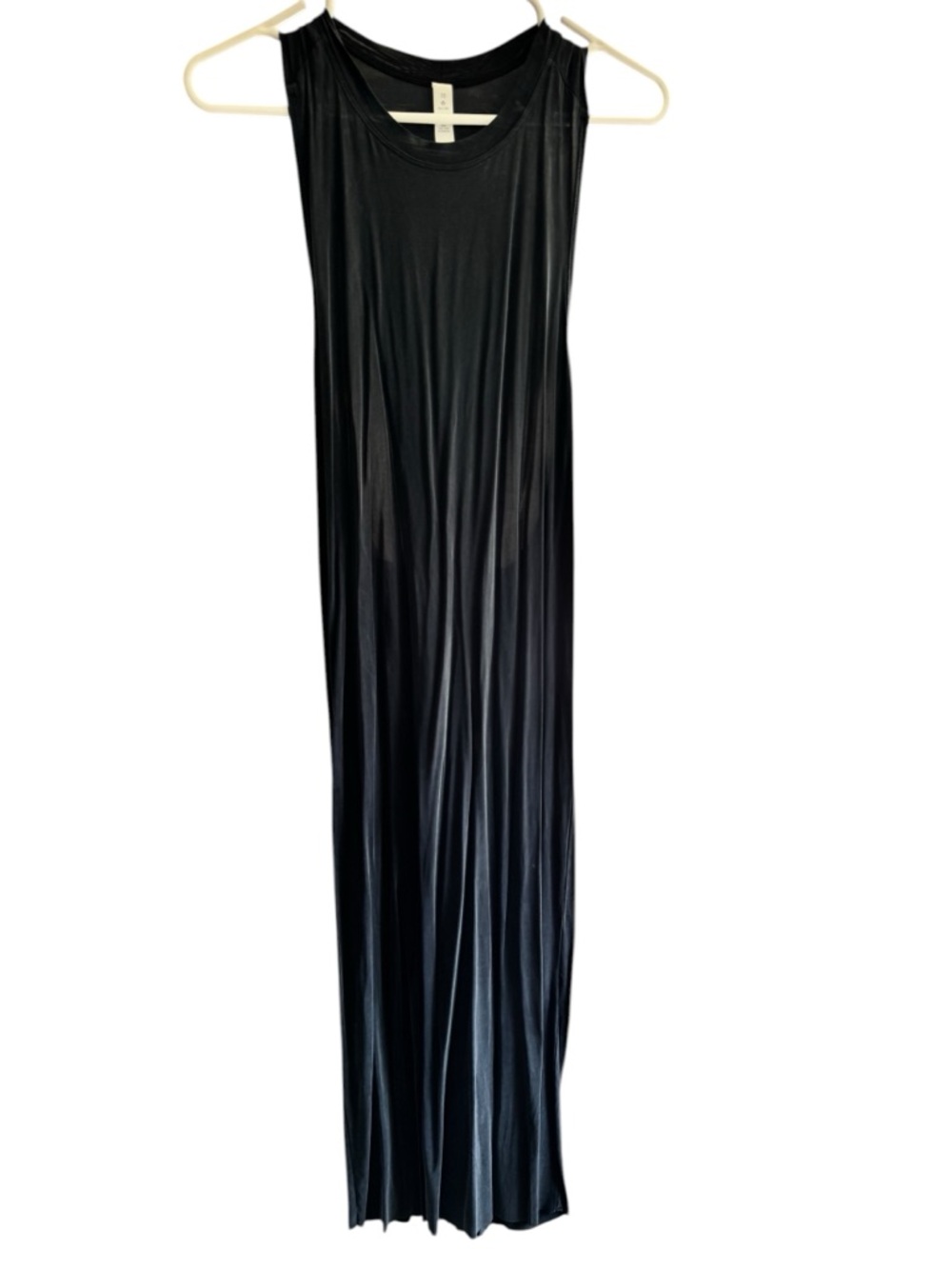 Lululemon - Lab Cupro Black Sleeveless Maxi Dress - Sleek Everyday Style -10